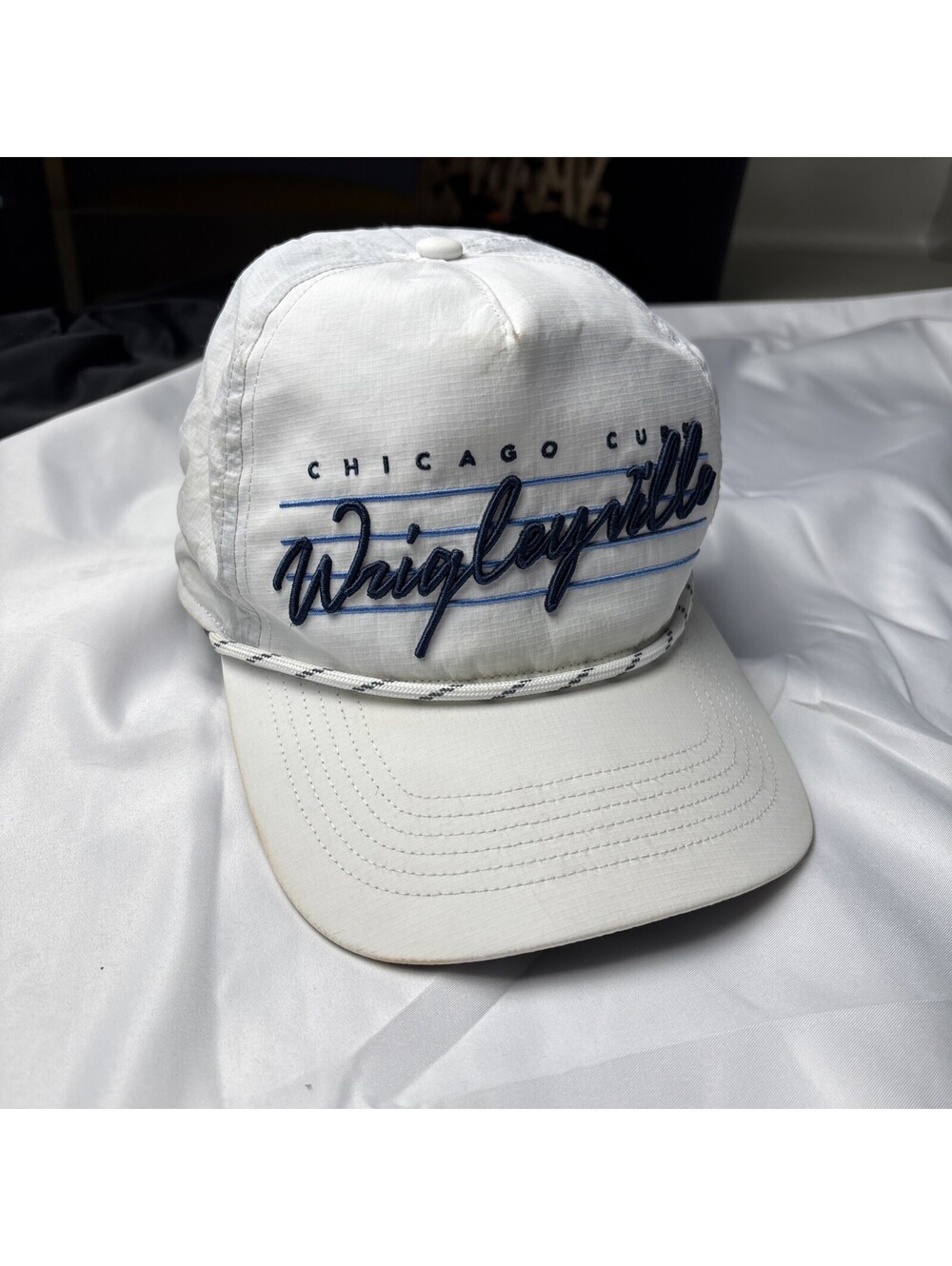 Chicago Cubs Wrigley Field Cap by Whaley